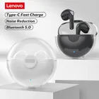 Оригинальные беспроводные Bluetooth наушники Lenovo LP80 TWS, спортивные водонепроницаемые наушники с низкой задержкой, игровые музыкальные наушники с сенсорным управлением