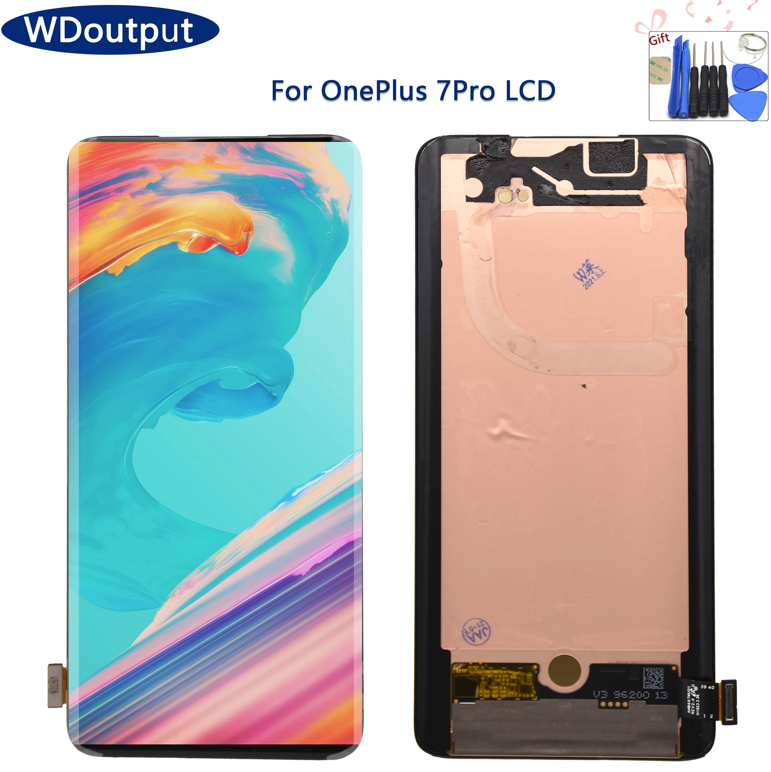 

Original AMOLED 6.67 inch LCD For Oneplus 7 Pro LCD Display Touch Screen Digitizer Assembly Replacement For Oneplus7Pro