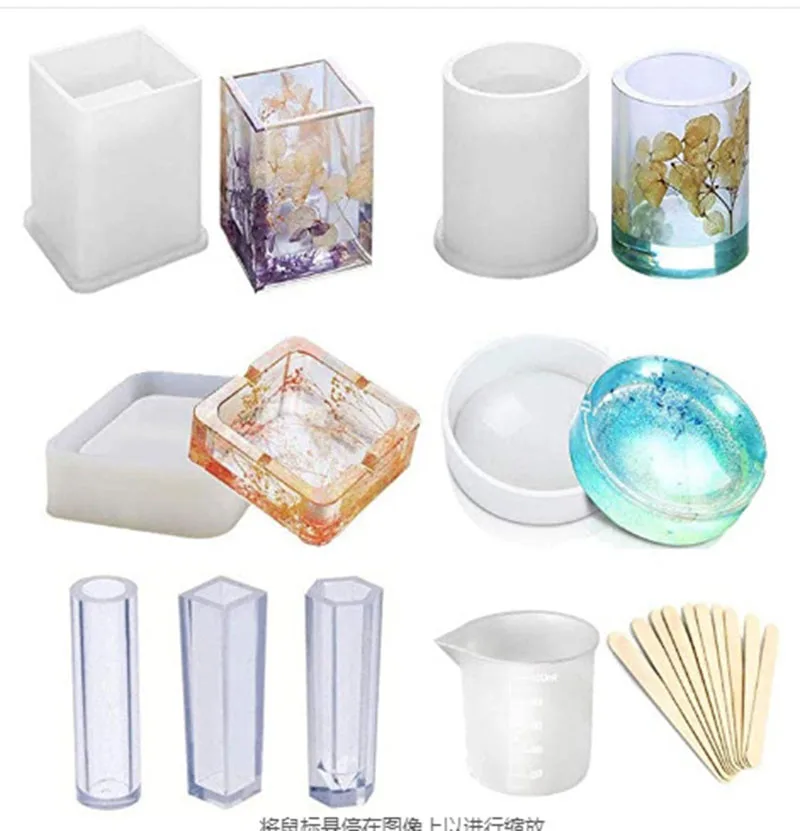 

Handmade DIY silicone mold for ashtray pen holder and small bowl soft clay epoxy plaster car decoration