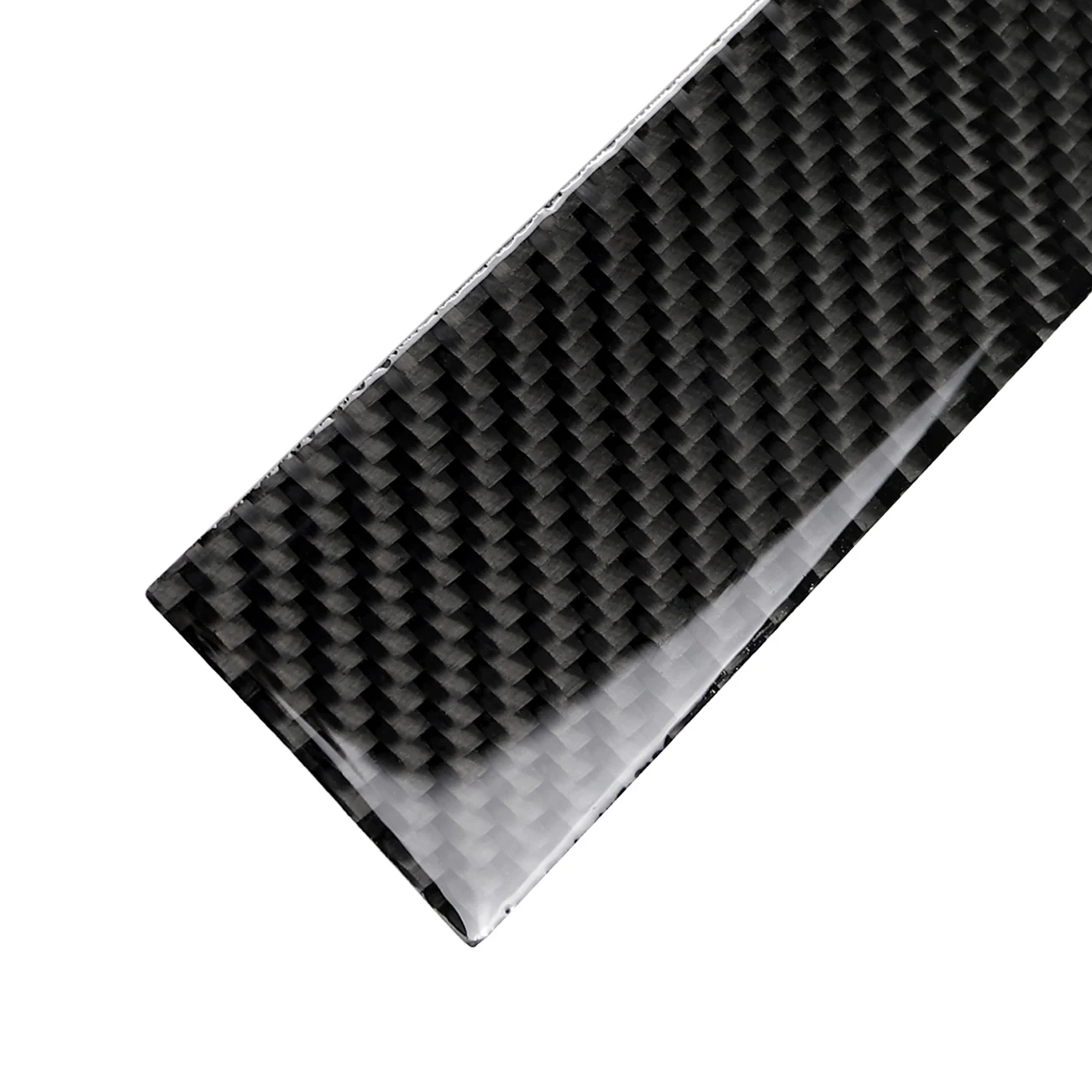 

2pcs Carbon Fiber Sticker Car Interior Decoration Center Console Storage Box Trim Strip Cover For Lexus IS250 Car Accessories