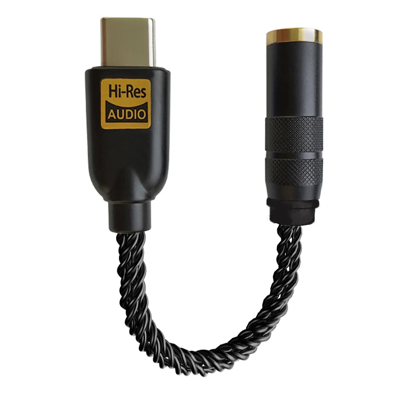 Hi Res усилитель для наушников USB C DAC цифровой декодирующий адаптер конвертер
