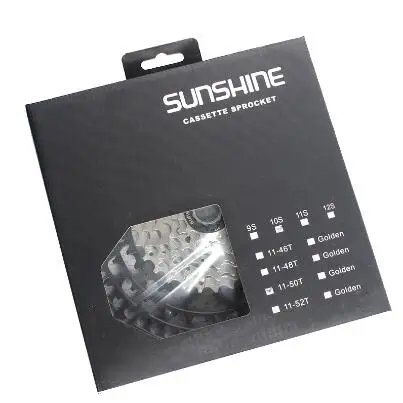 Двойная кассета SUNSHINE-SZ10Speed SLR 11-50T с широким соотношением сверхлегкая 372g CNC