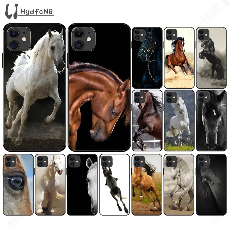 Чехол для телефона Ljhydfcnb Running animal horse iPhone 11 pro XS MAX 8 7 6 6S Plus X 5 5S SE XR | Мобильные