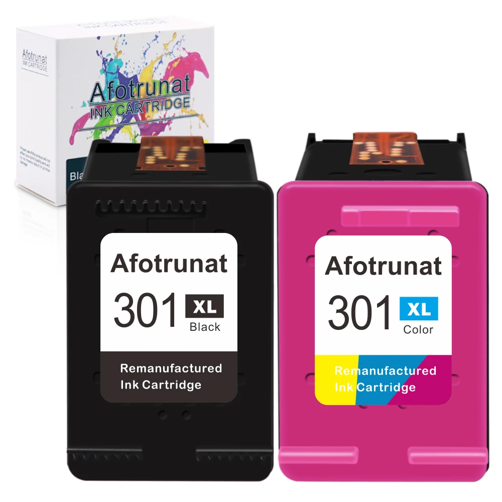 Afotrunat восстановленные для HP 301XL 301 XL чернильный картридж трехцветный с чернилами