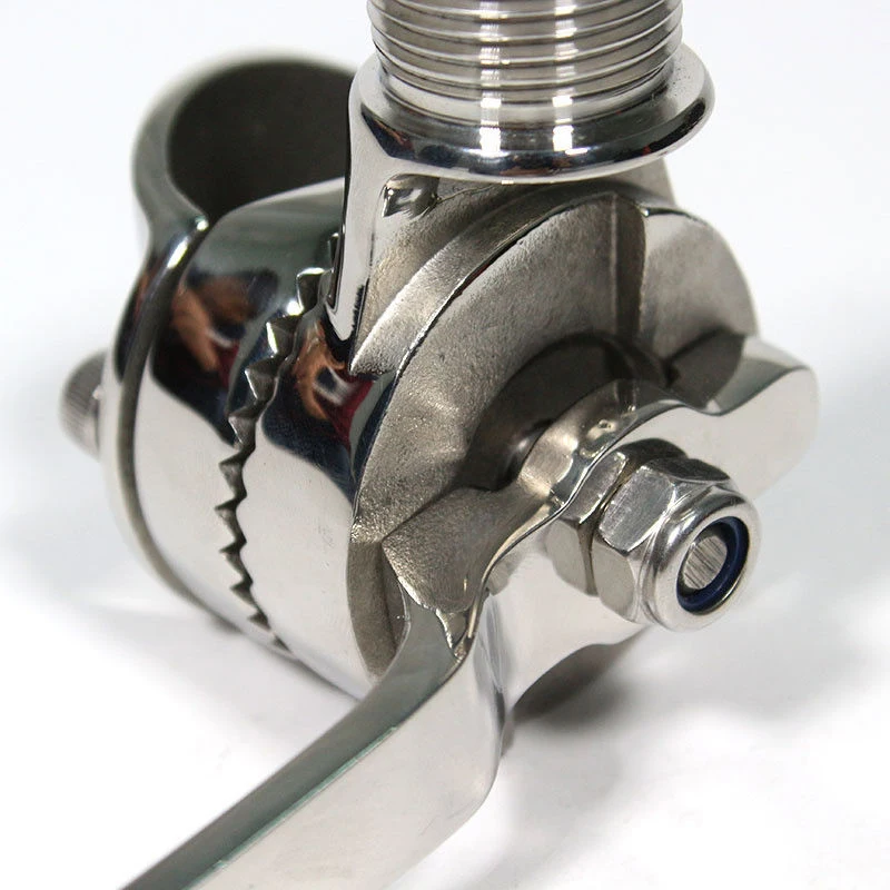

Marine Boat Vhf Antenna Ratchet Base Clamp On / Rail Mount 316 Stainless Steel