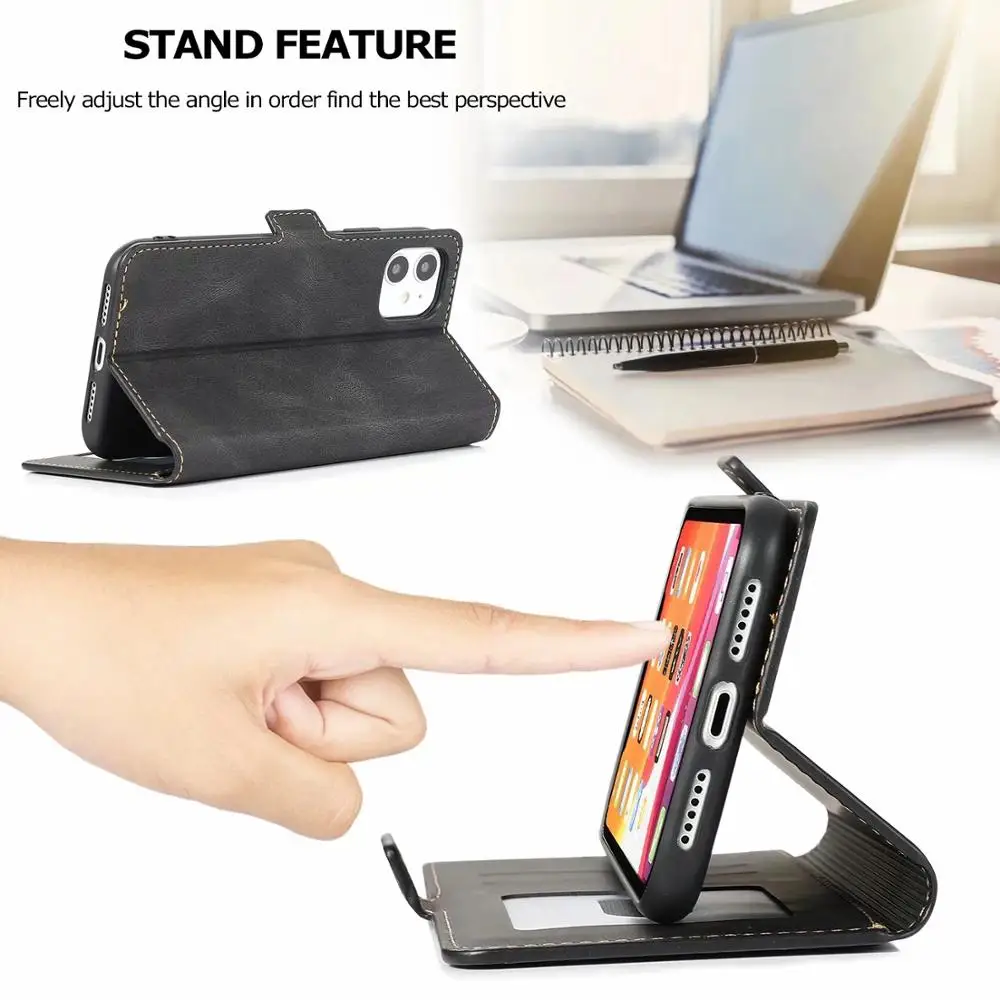 

Leather Flip Wallet Case For Xiaomi Redmi Note 4X 5 6 7 8T Note 9S Pro Max Redmi 9 6A 7A 8A 9A K20 K30 Holder Stand Slots Cover