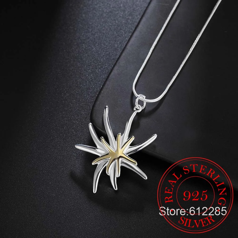 Кулон из серебра 925 пробы новейшие модные классические ювелирные изделия