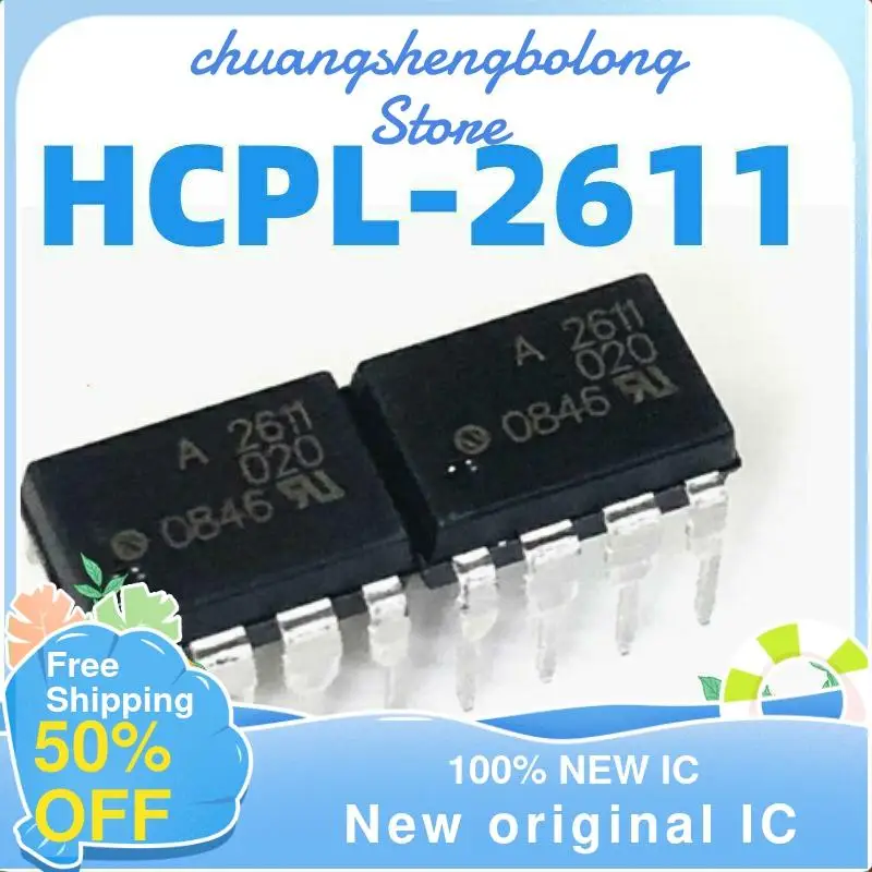 

10-200 шт. HCPL-2611 DIP8 A2611V новый оригинальный IC