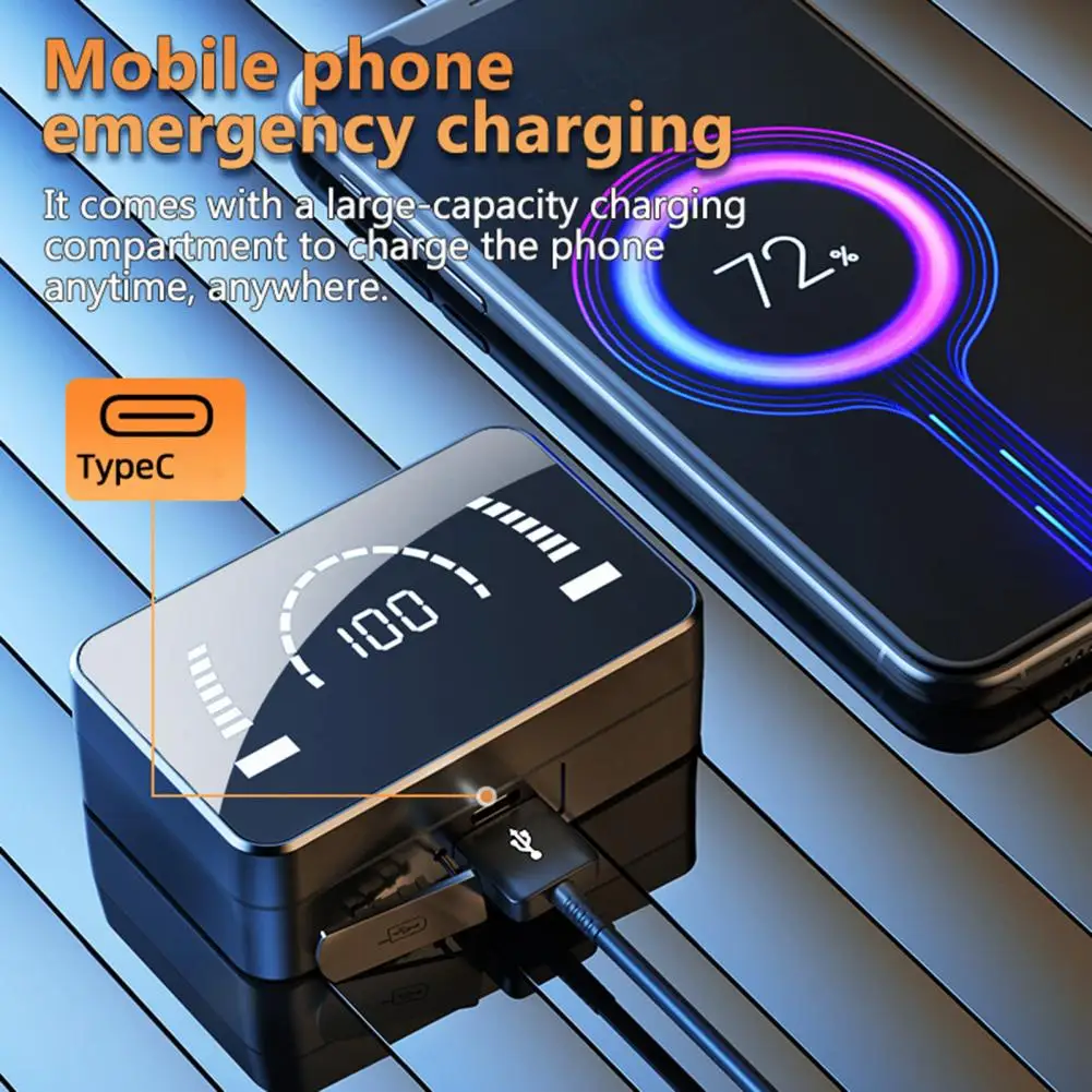 Многофункциональные наушники F18 Bluetooth 5 2 шумоподавление перезаряжаемые