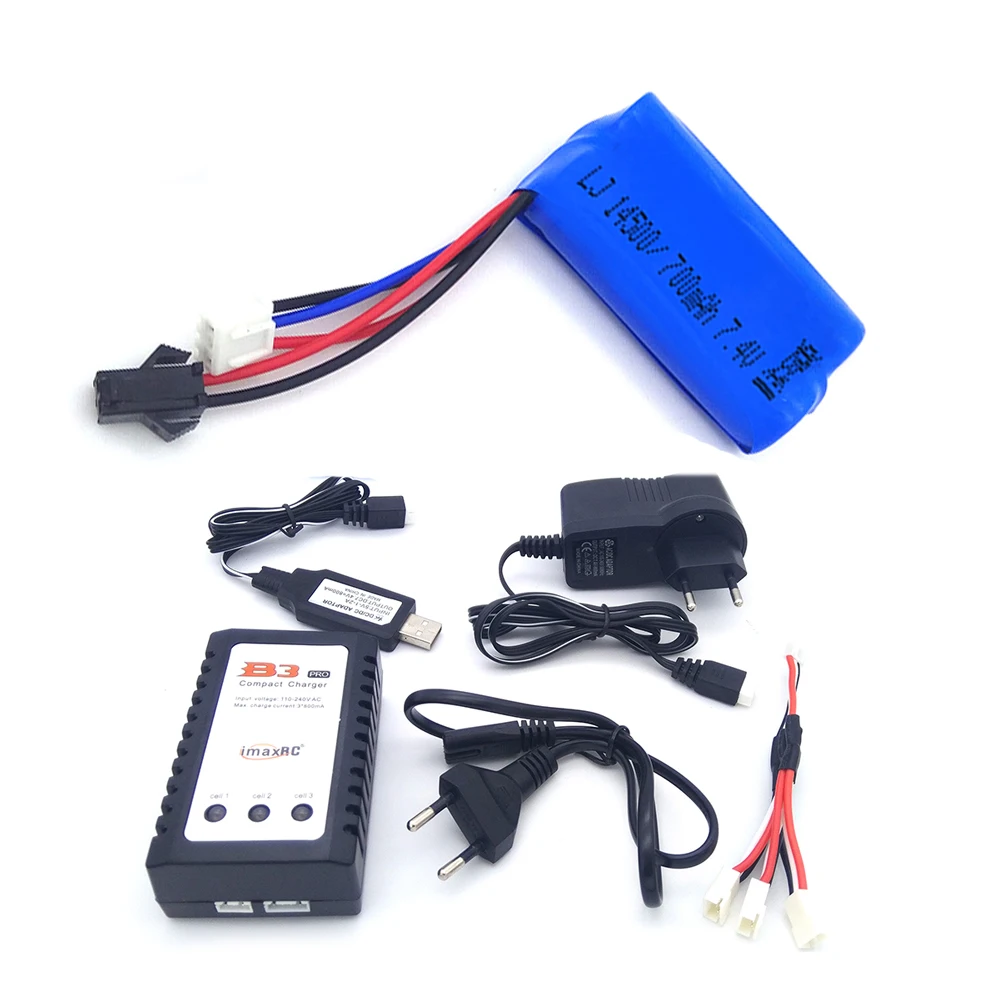 wpl автомобиль 74 v 2s 700mah lipo батарея для mn