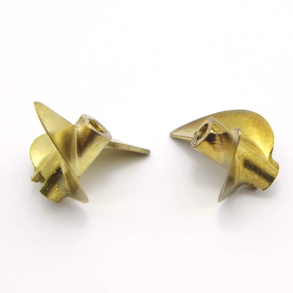 1 шт медный пропеллер с 2 лопас