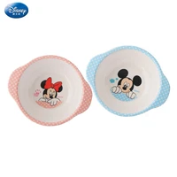 disney mickey mouse minnie baby childrens melamine long spoon shatter resistant cartoon spoon bowl