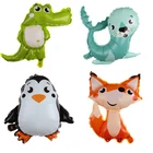 1 шт., детский воздушный шар в виде пингвина, панды