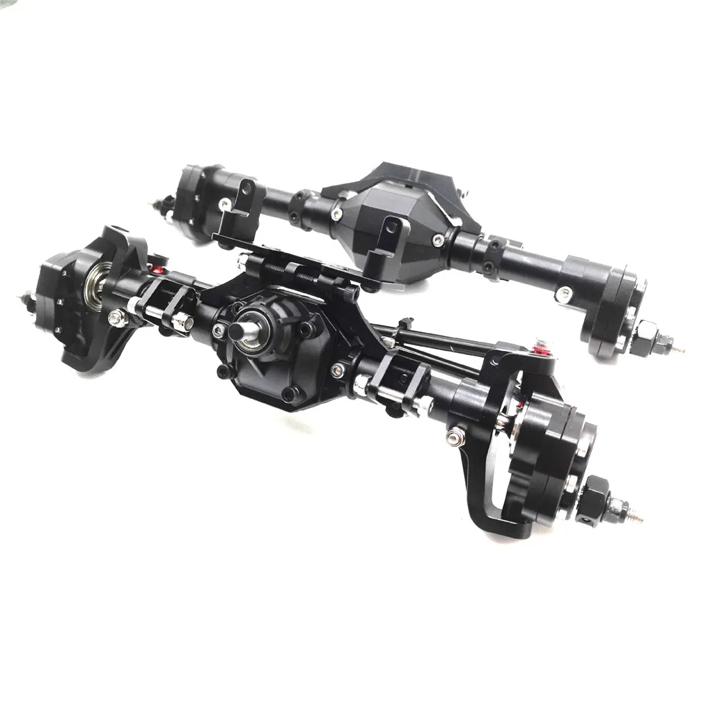 Металлические передние и задние портальные оси для 1/10 RC Гусеничный Axial-SCX10 90046 90047 автомобилей