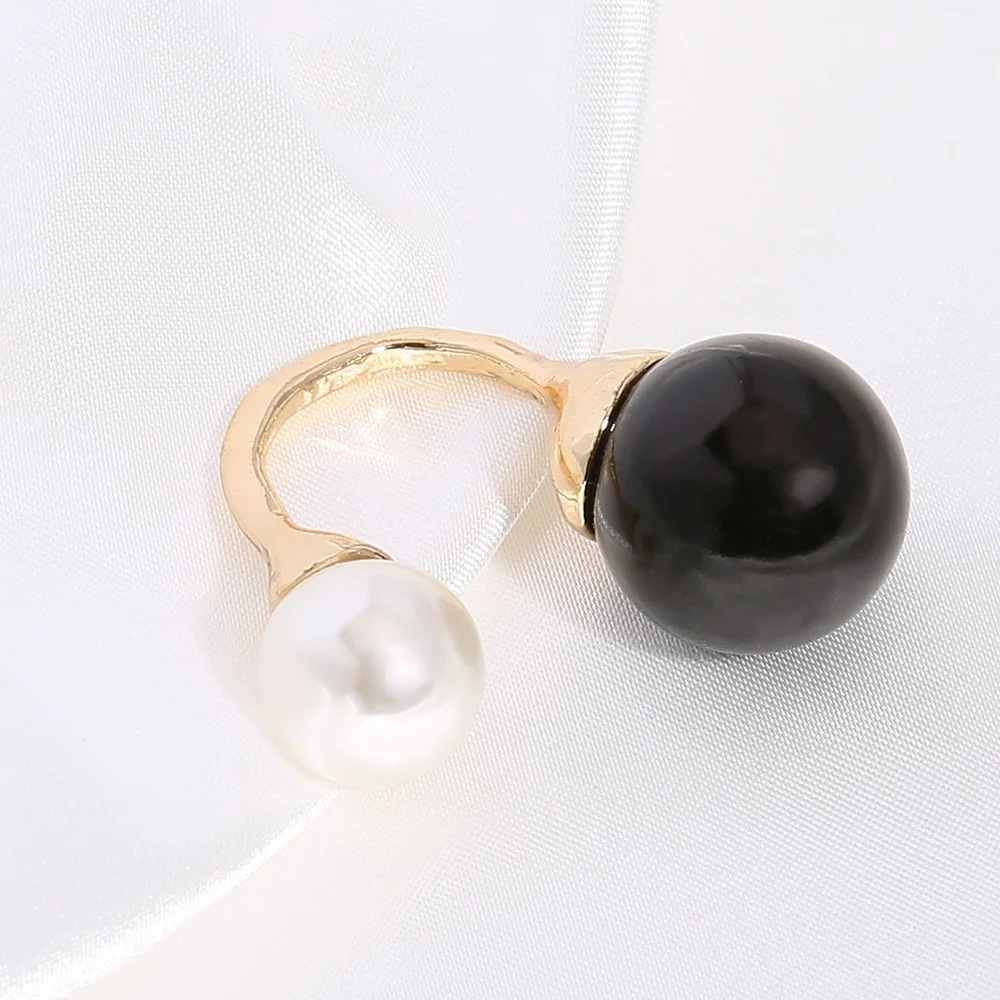 

Pearl Rings For Women Luxury Jewelry Personality Ring Boho Hiphop/Rock Mens Rings Party Gothic Wedding Ring Wholesale Bulk