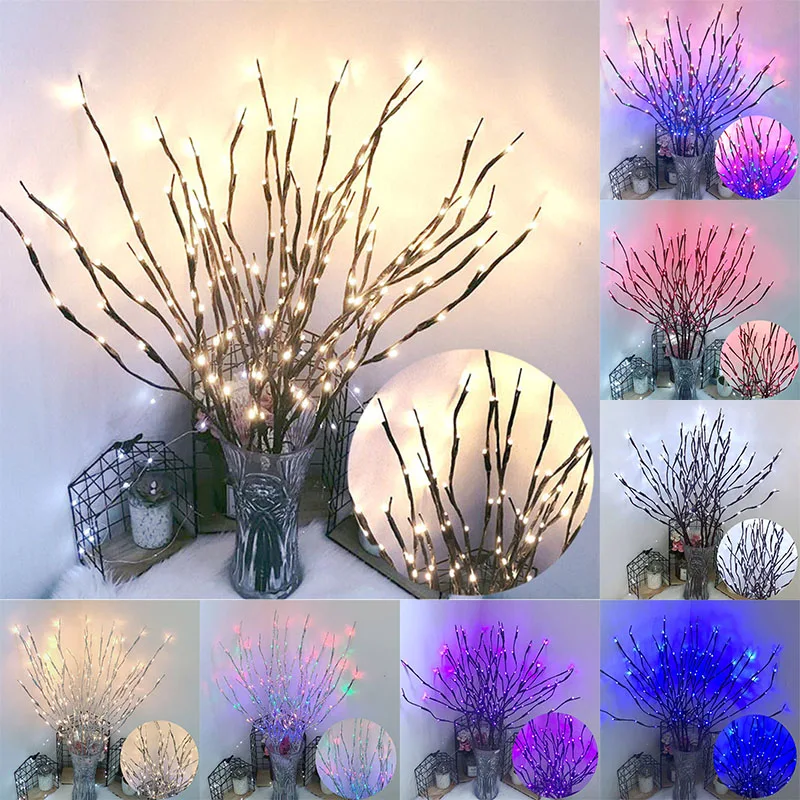 Светильник ed филиал Популярные 1 шт. запасами ивовых деревьев веточка 20