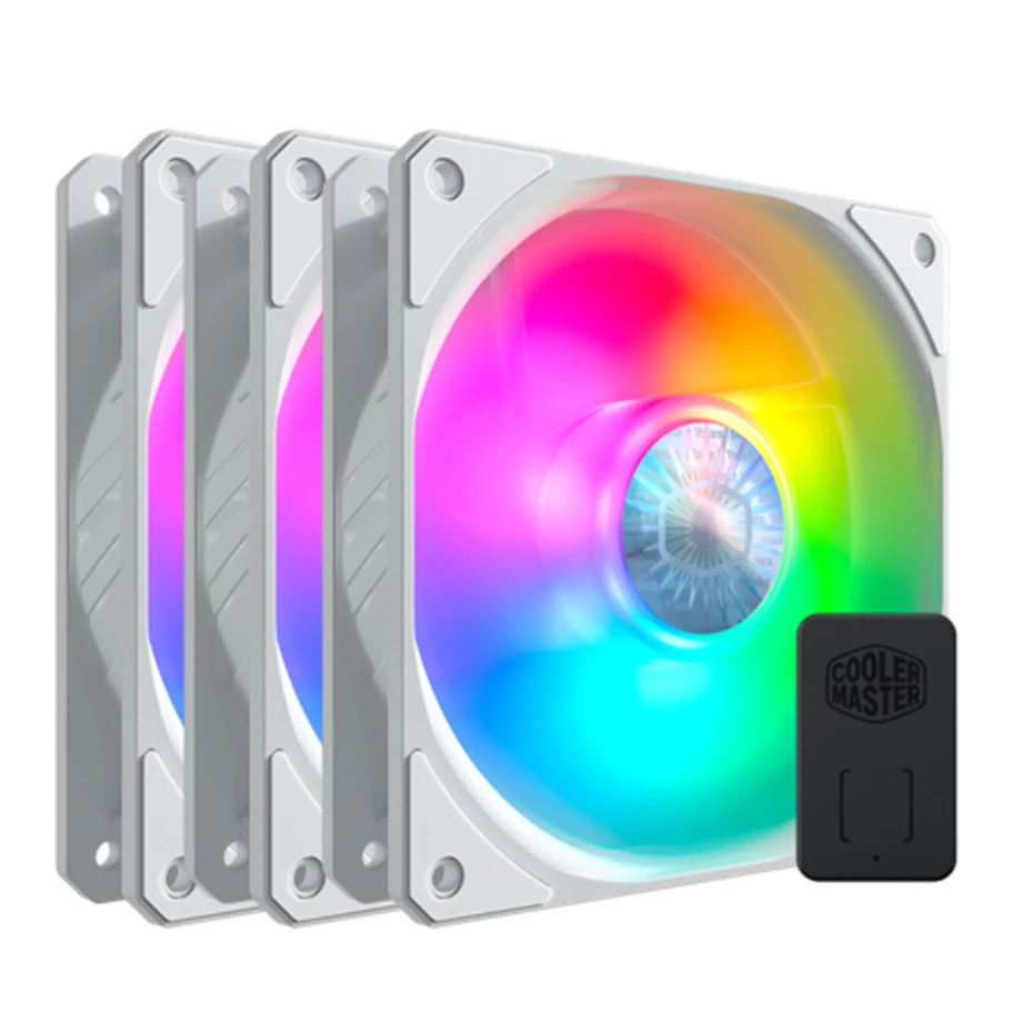Master Sickle Stream 120 Argb 3 In 1, 12cm Computer Case Cpu 5v Addressable Pwm Silent Fan White Version Rgb