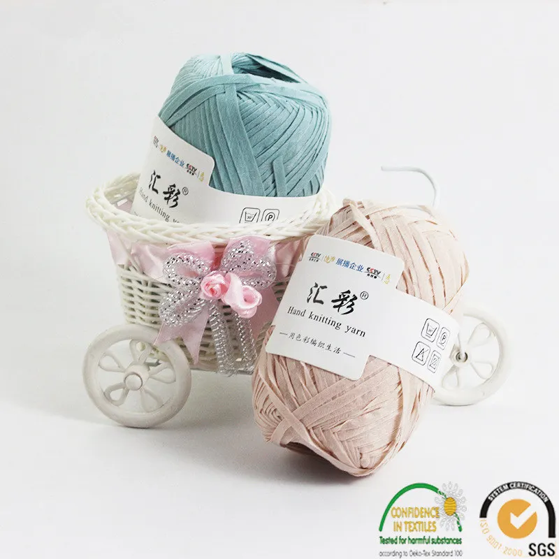 Mylb 1 шар = 50 г соломенная пряжа бумага для вязания крючком своими руками летние