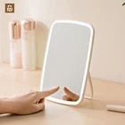 Оригинальное зеркало для макияжа Xiaomi Youpin judy со светодиодной подсветкой, портативное светодиодное Зеркало для лица с регулируемым сенсорным диммером, USB светодиодное зеркало для туалетного столика