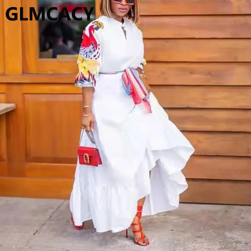 

Women Phoenix Embroidered Elegant Maxi Dress Classy Evening Party Vestidos Robe