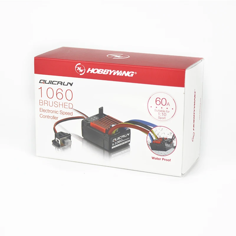Автомобиль на радиоуправлении оригинальный Hobbywing быстродействующий WP-1060 1060 60A