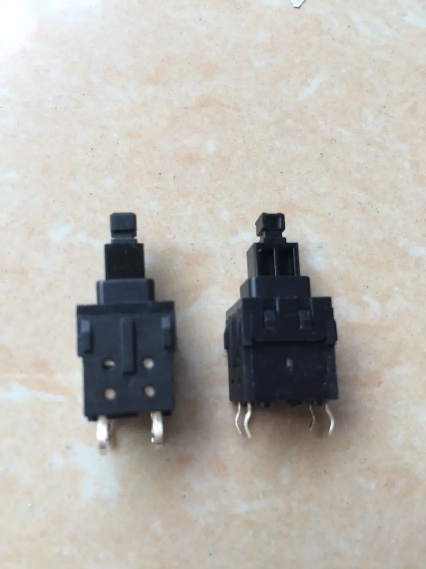 

Оригинальный новый 100% телефон, самоблокирующийся выключатель, 4-Контактный Выключатель с замком, 11x12 мм, общая длина 25 мм