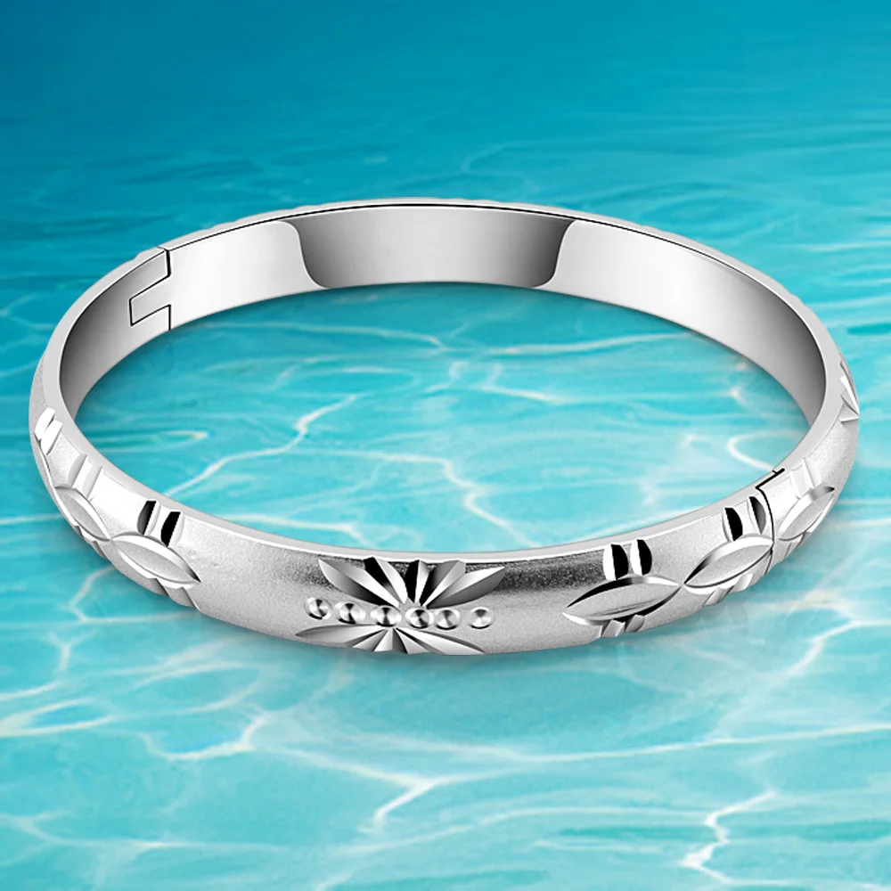 Женский браслет из серебра 925 пробы Модный женский серебряный с шармами