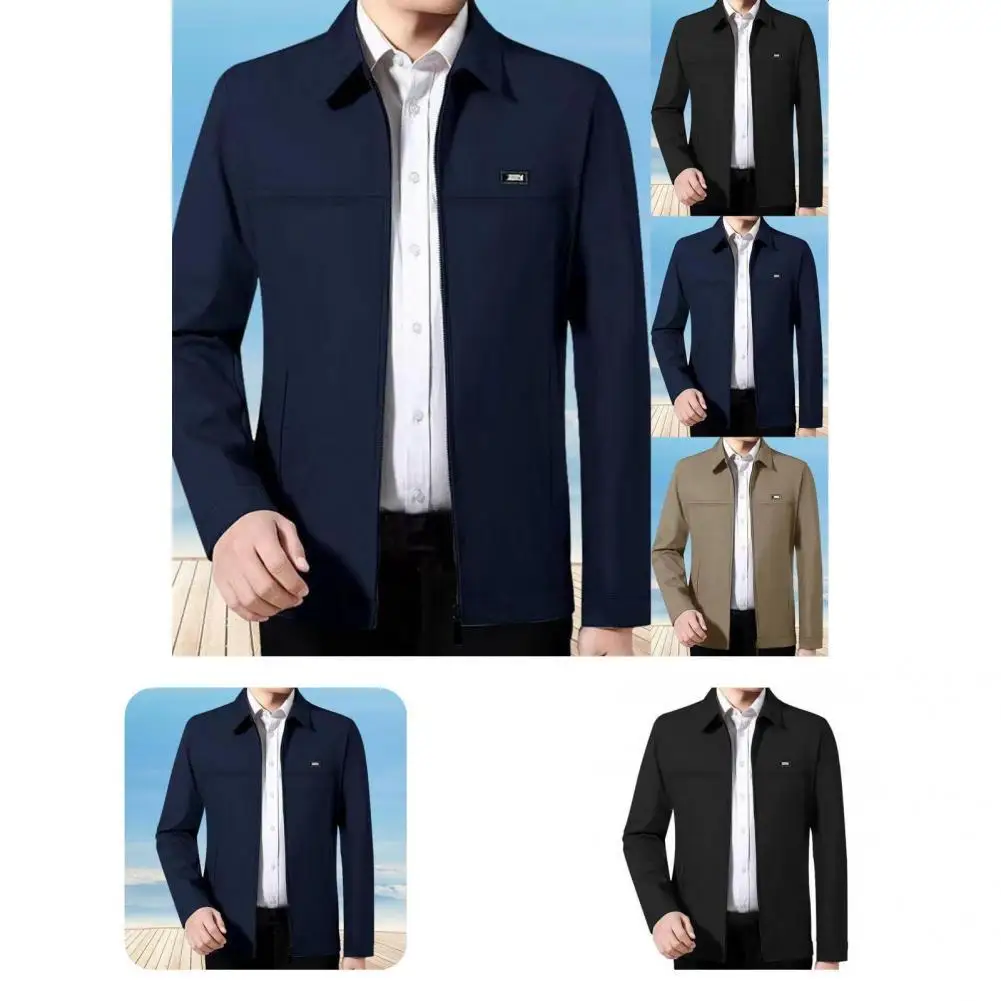 

Men Jacket Fabulous Leisure Men Coat Casual Anti-wrinkle Spring Jacket