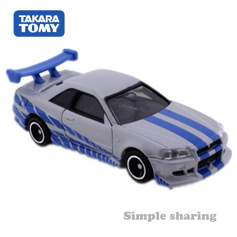 Takara Tomy Dream Tomica No.150 Wild Speed Nissan BNR34 Skyline GT R популярная миниатюрная Игрушечная машина