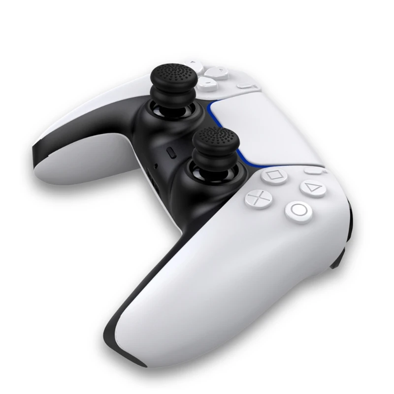 

6 pcsThumb Grip Joystick Cap Silicone Rubber Extender for PS5 Controller