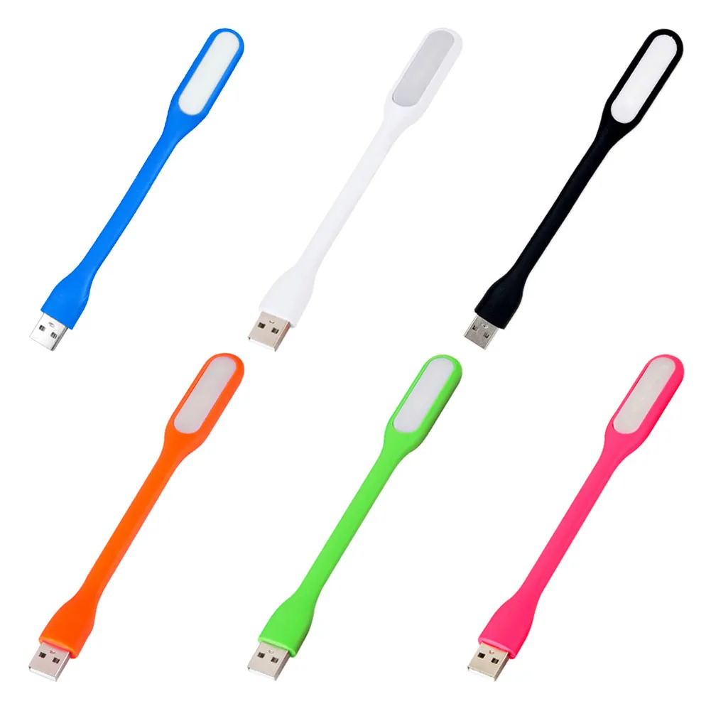 Креативный мини USB регулируемый гибкий портативный мини-вентилятор + световая