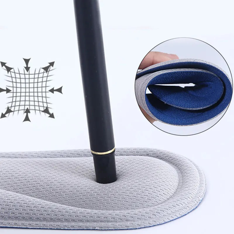 

1 Pair Comfort Breathable Men's Women's Fashion Insoles Massage High-heeled Shoe Insoles Sweat-absorbent Sponge Massage Insoles