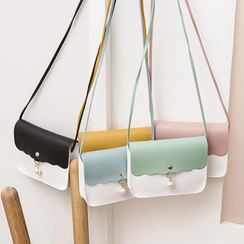 

New Creative Pearl Pendant Mini Handbags Women Bags Designer Cute Side Bag 2020 Crossbody Shoulder Bag Purse