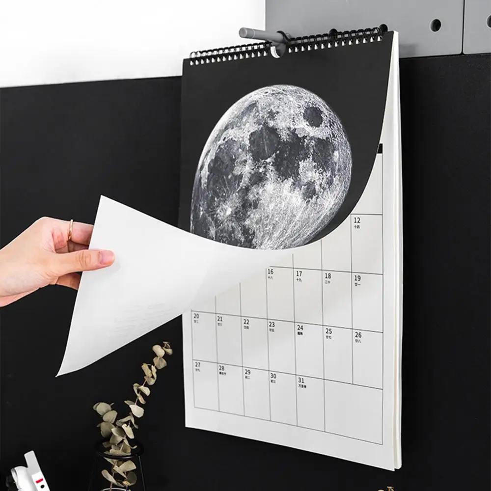 

2021 Chinese wall Calendar Monthly Wall Calendar 12 Months Large Blocks Great for Marking and Daily Planning Coil Binding
