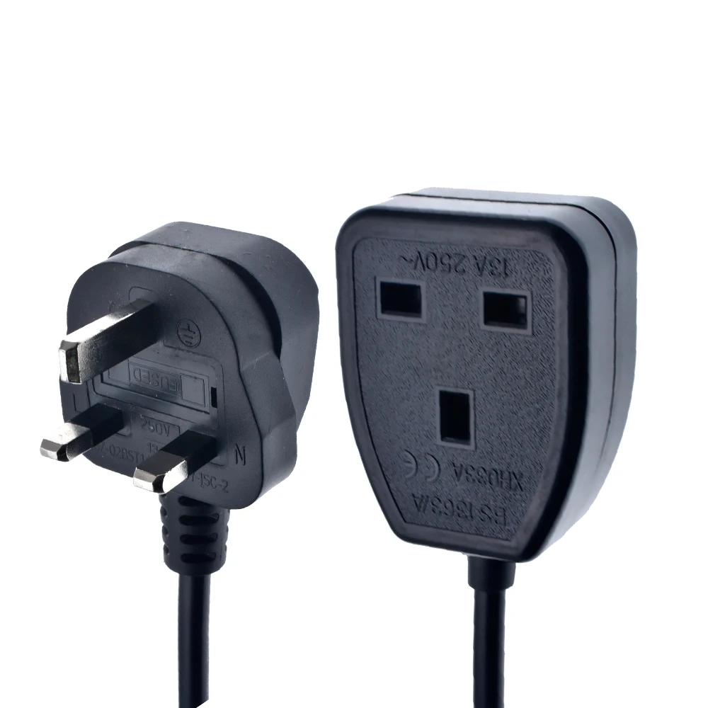 Удлинительный шнур питания с предохранителем BS1362 5 футов штепсельная вилка на