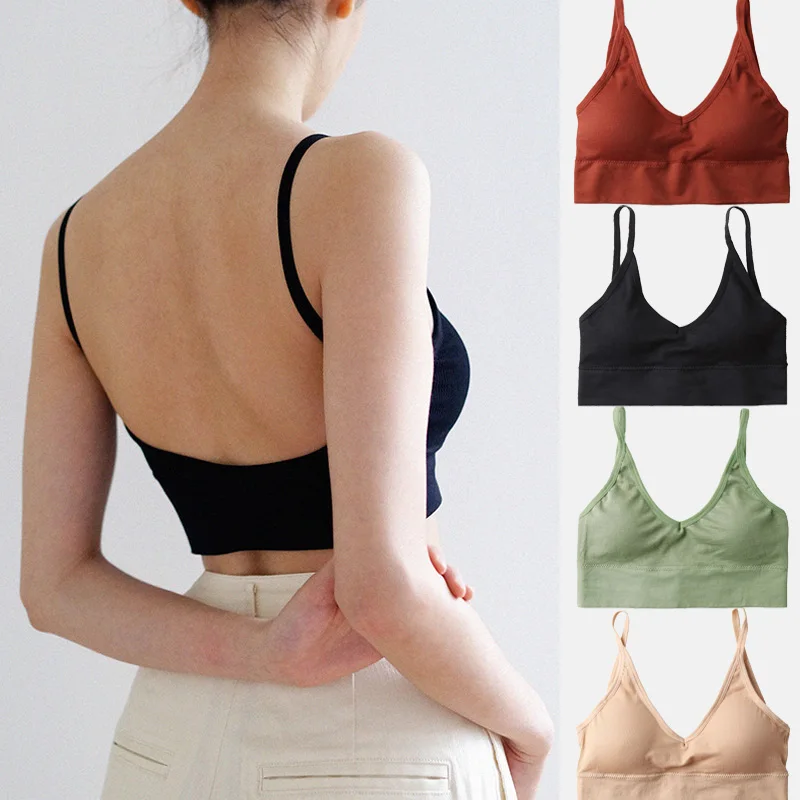 

Бюстгальтер пуш-ап, жилет, бесшовный хлопковый женский тонкий бюстгальтер без косточек, женские топы для фитнеса, бюстгальтеры для женщин