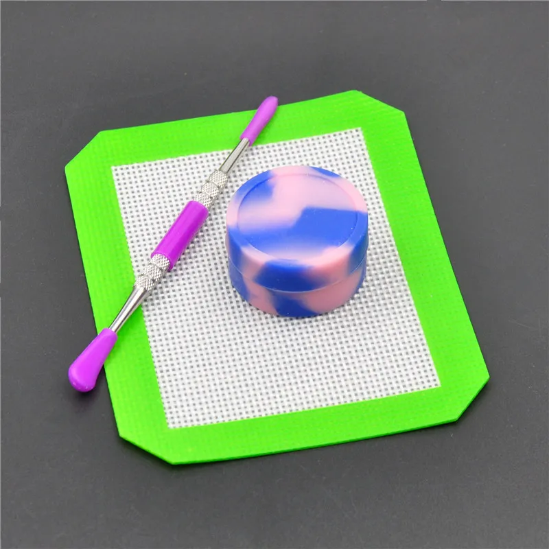 Силиконовая коробка + накладка Сталь ложечка для ногтей трубы насадка