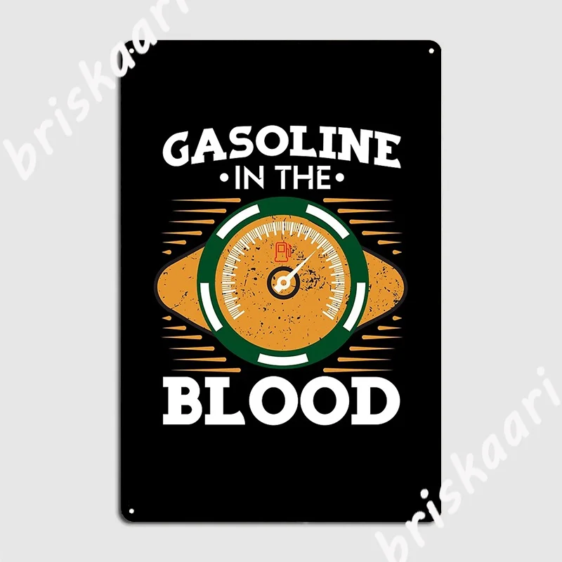 

Бензин в крови Вождение Быстрый Мотоспорт скоростной Плакат Металлический плакат проектирование кинотеатра кухни паба Жестяная Табличка ...