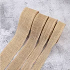 2-5 м в рулоне, первичный цвет, джутовая веревка, льняная кружевная лента, сделай сам, ручная работа, Рождество, свадьба, рукоделие, домашний текстиль, украшение, упаковка, подарок