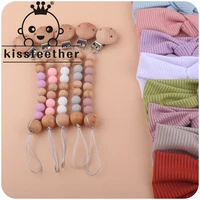 kissteether 2pcs newborn baby infant bow knot hair band suit card pacifier chain bracelet animals photography set bow headband