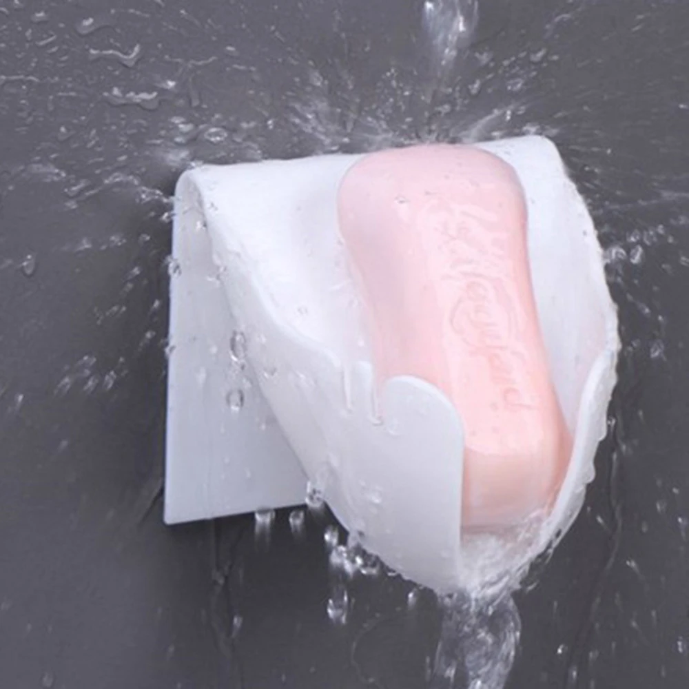 Полезная клейкая мыльница держатель для мыла аксессуары лоток хранения