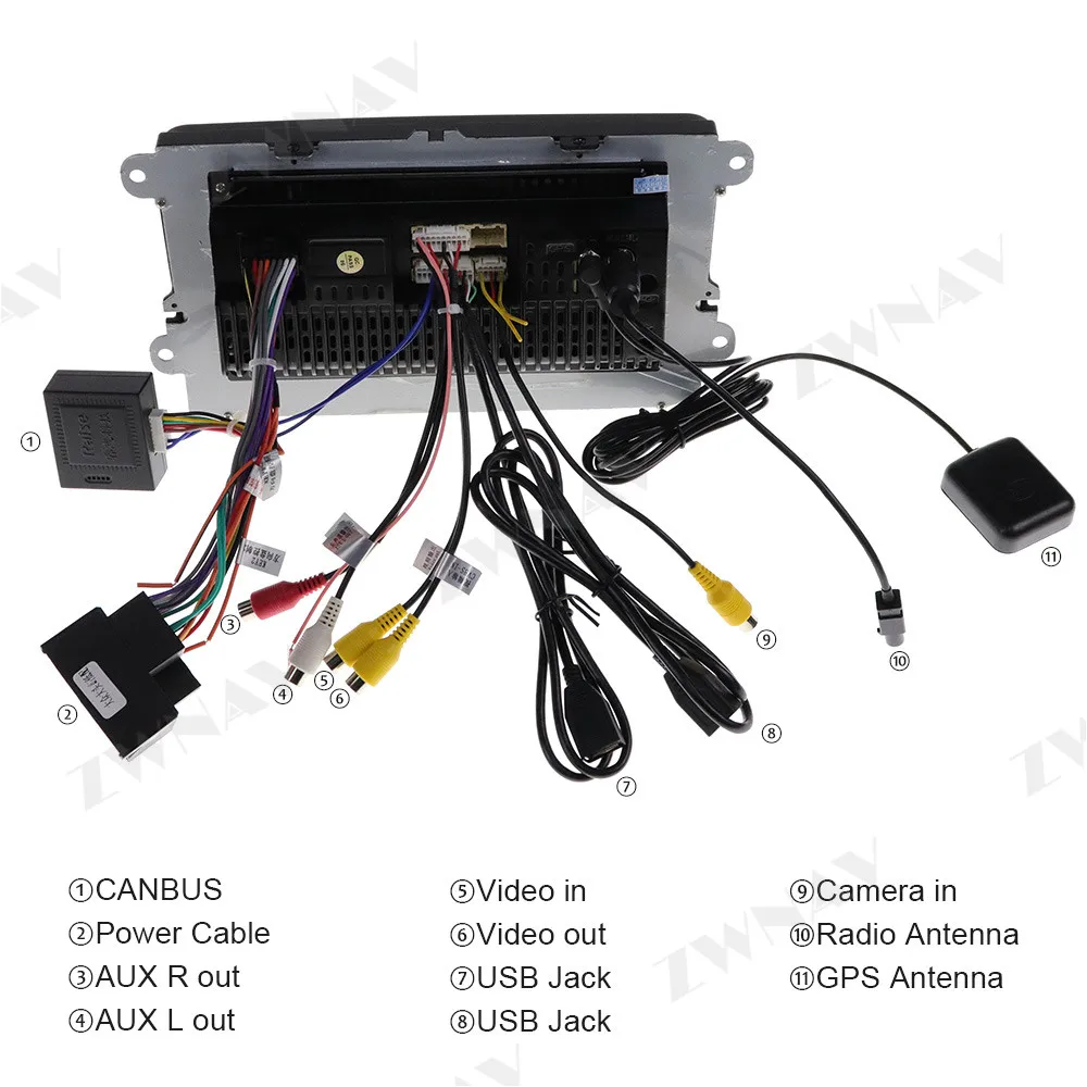 

360 Cameras 4+64 Android 10.0 Multimedia player For Volkswagen Series Universal Radio Audio Stereo GPS Navigation Head Auto Unit