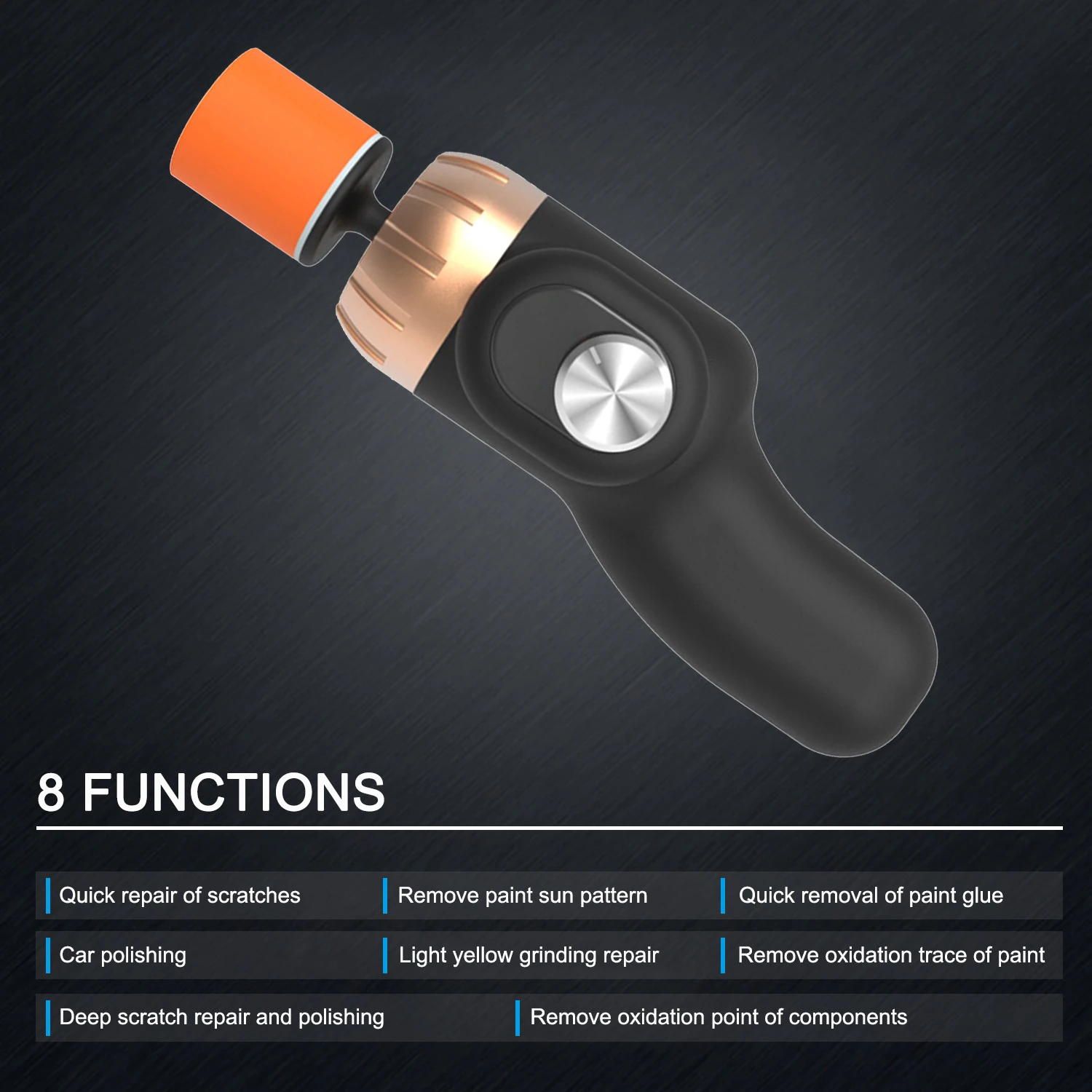 

60W Variable Speed Mini Polishing Machine Corded Car Polisher 8500RPM Electric Polisher Cleaning Polishing Waxing Machine