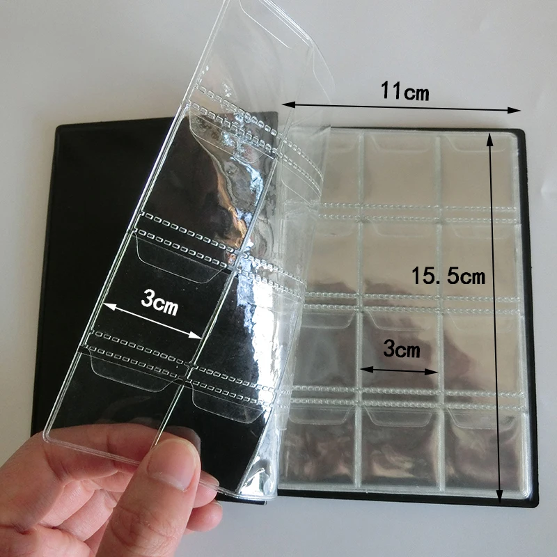 120 карманов коллекция монет альбом для сбора денег органайзер коллектора