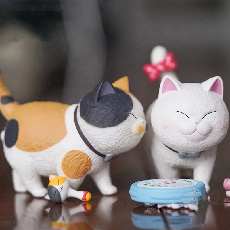 

Blind Box Toys Cat Suitcase Surprise Box Guess Bag for Girls Figures Action Toys Caja Sorpresa Cute Model Doll Birthday Gift