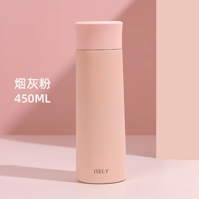 Термос из нержавеющей стали простая термобутылка с ситечком двойными стенками