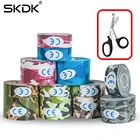 Кинезиологические ленты SKDK, эластичные, спортивный наколенник, для восстановления и снятия мышечной боли, наколенники, поддержка тренажерного зала, фитнеса