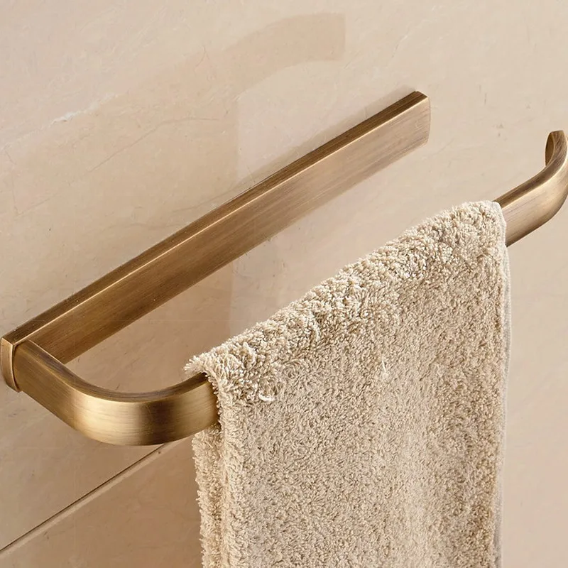 Античный латунный квадратный набор аксессуаров для ванной комнаты аксессуары