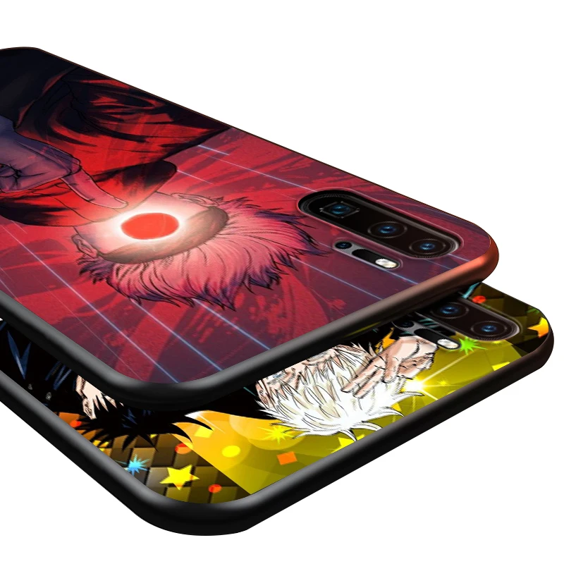 

jujutsu Kaisen fashion For Huawei P8 P9 P10 P20 P30 P40 P50 Lite E RU Pro 2017 2019 mini TPU Black Phone Case