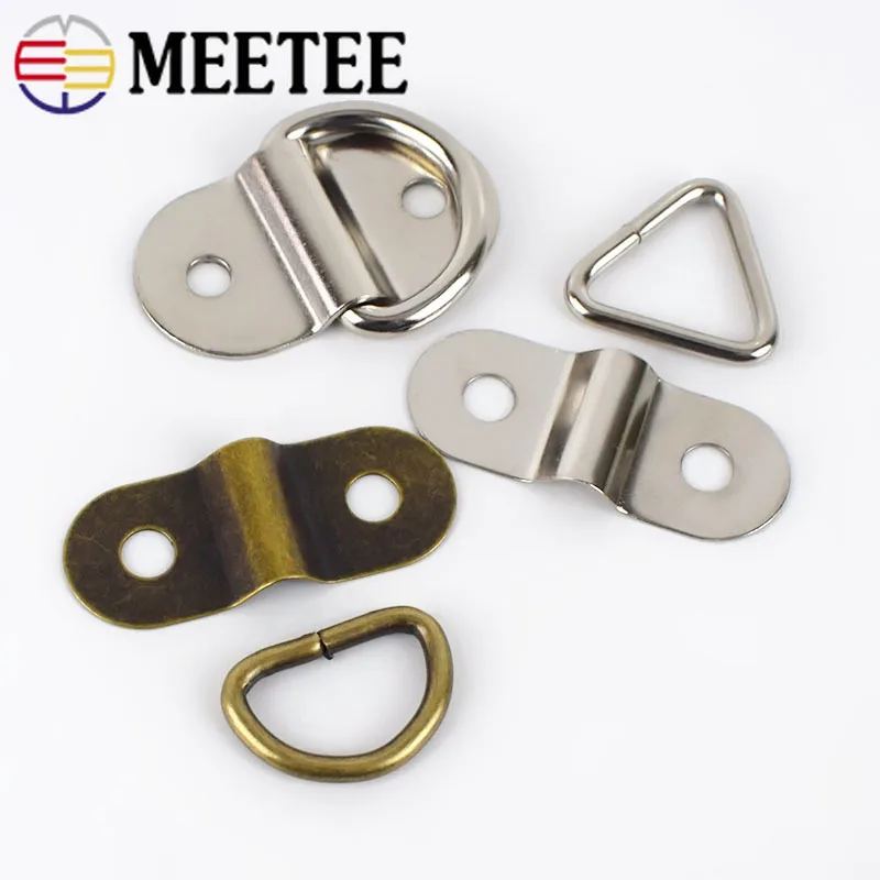 Металлическая D образная Пряжка Meetee 4/10 шт. U образные зажимы свод моста для сумок